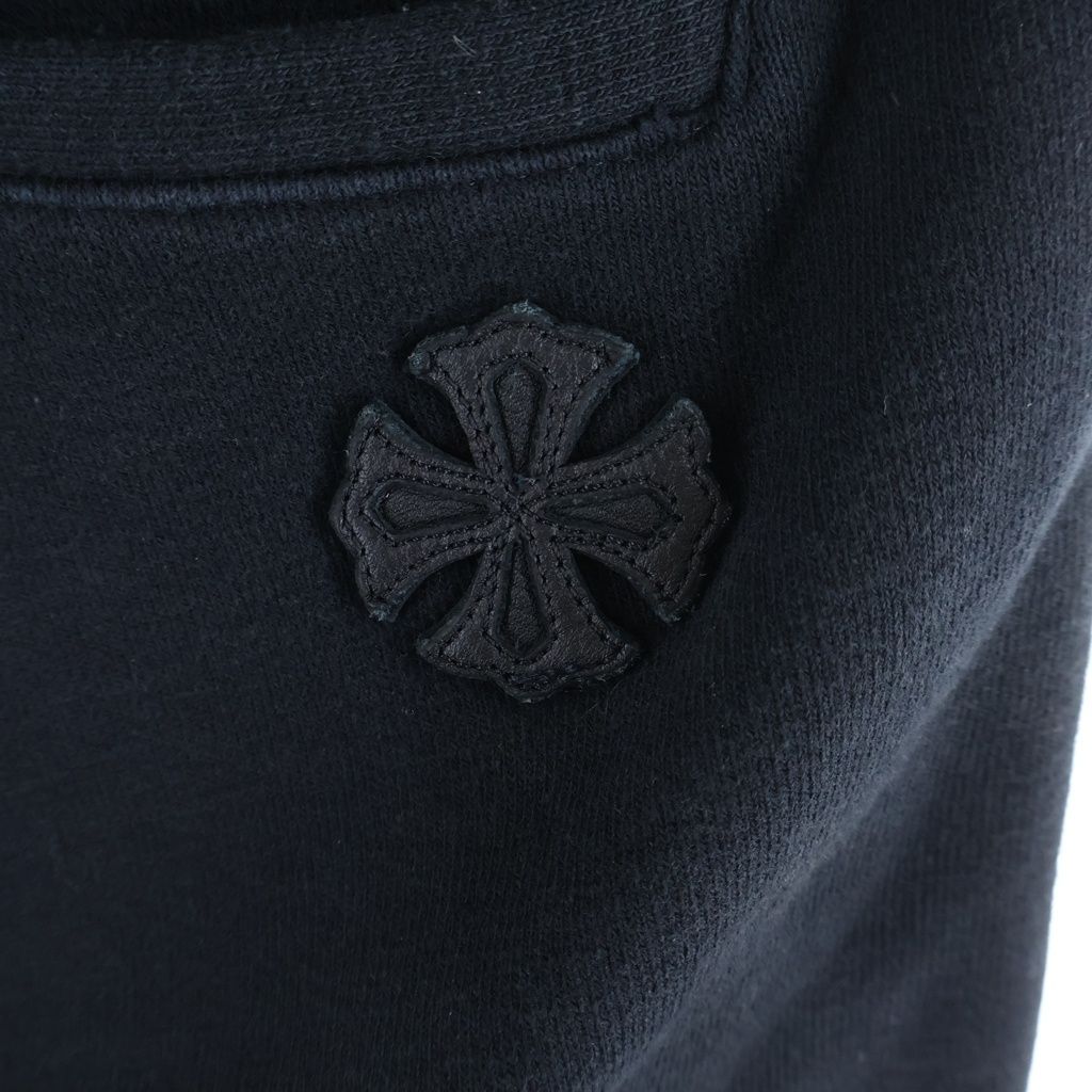 Chrome Hearts Not CH Plus Leather Patch Logo Embroidery Dagger Zip Sweat — view 5