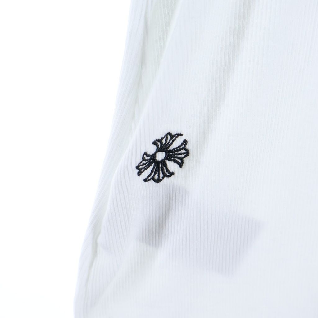 Chrome Hearts Bad Seed CH Embroidery Rayon Tank Top White — view 5