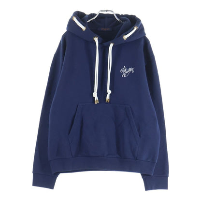 Louis Vuitton LV Nautical Rope Logo Pullover Hoodie Navy — view 2