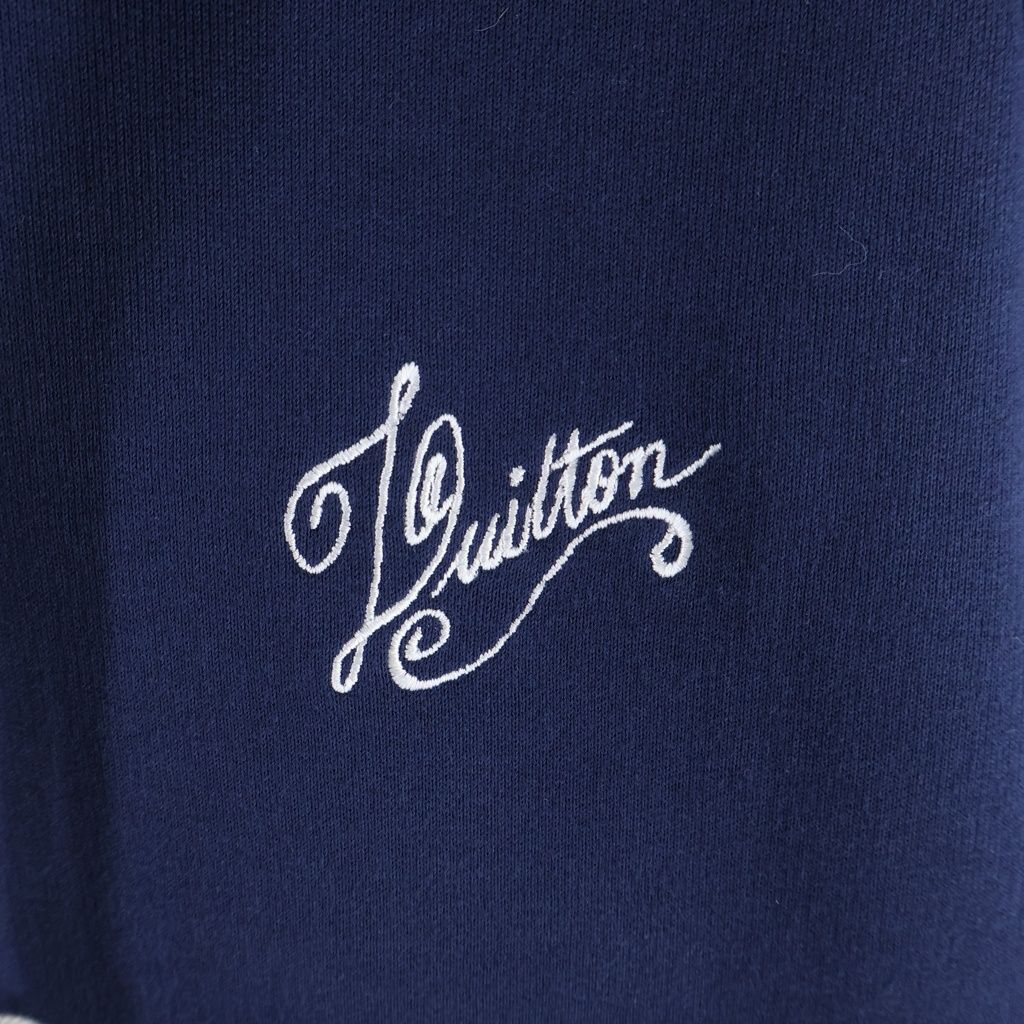 Louis Vuitton LV Nautical Rope Logo Pullover Hoodie Navy — view 3