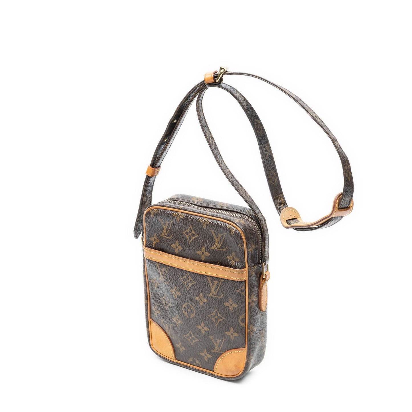 Louis Vuitton Danube Brown Monogram Canvas Crossbody — view 2