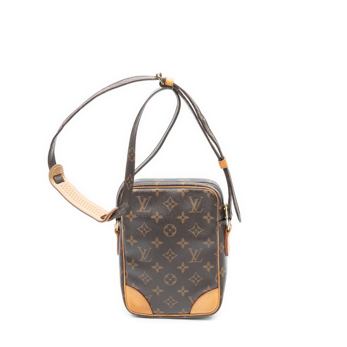 Louis Vuitton Danube Brown Monogram Canvas Crossbody — view 5