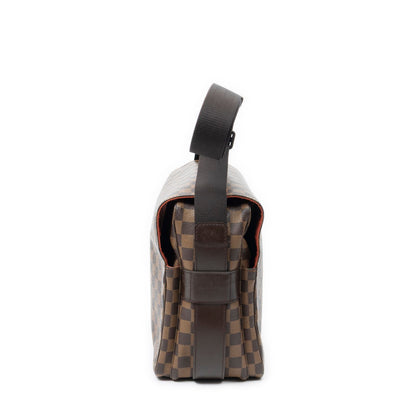 Louis Vuitton Naviglio Brown Damier Ebene Shoulder Bag — view 3