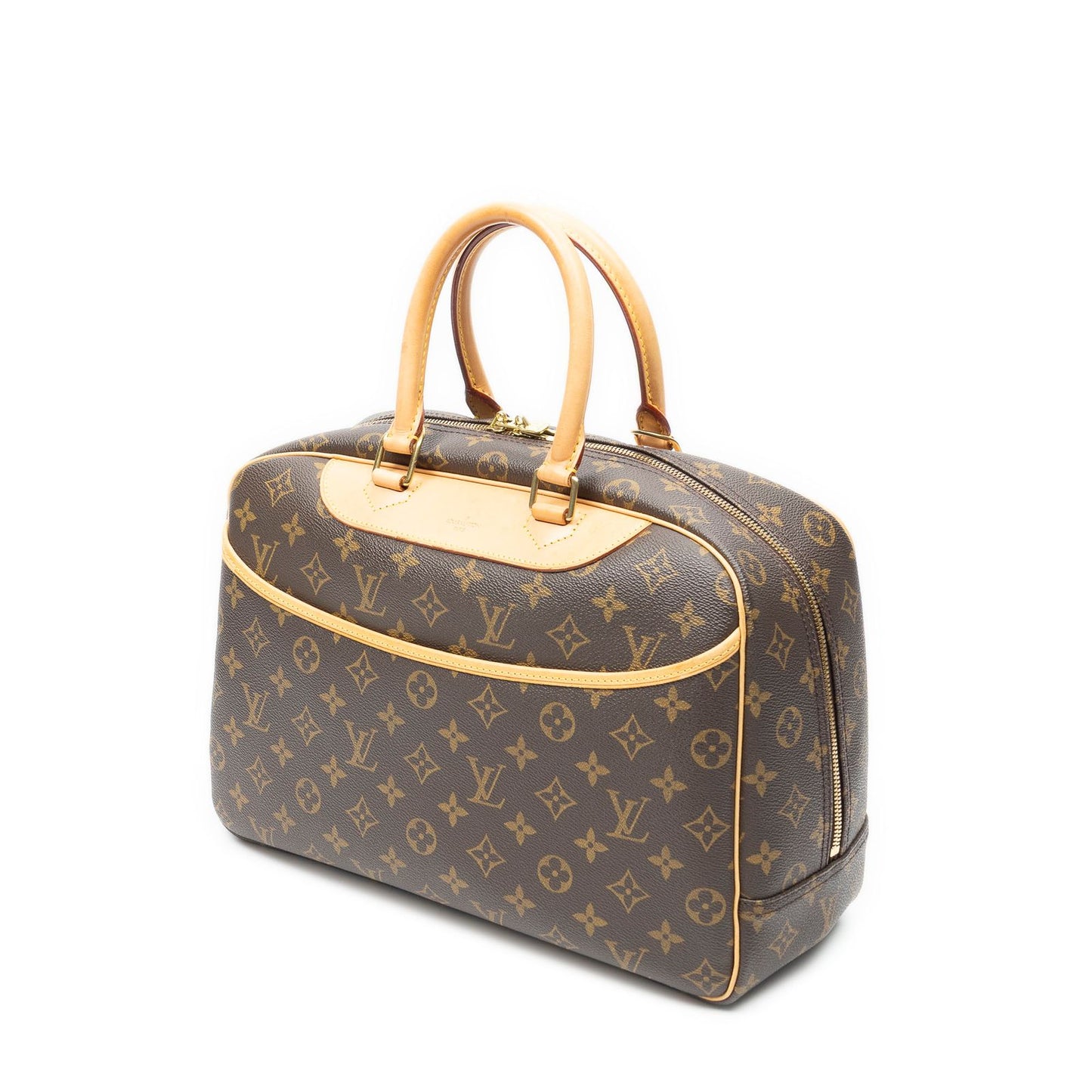 Louis Vuitton Deauville Brown Monogram Canvas Handbag — view 2