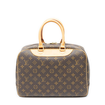 Louis Vuitton Deauville Brown Monogram Canvas Handbag — view 5
