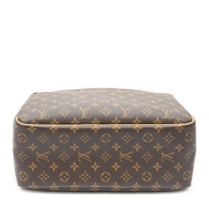 Louis Vuitton Deauville Brown Monogram Canvas Handbag — view 6