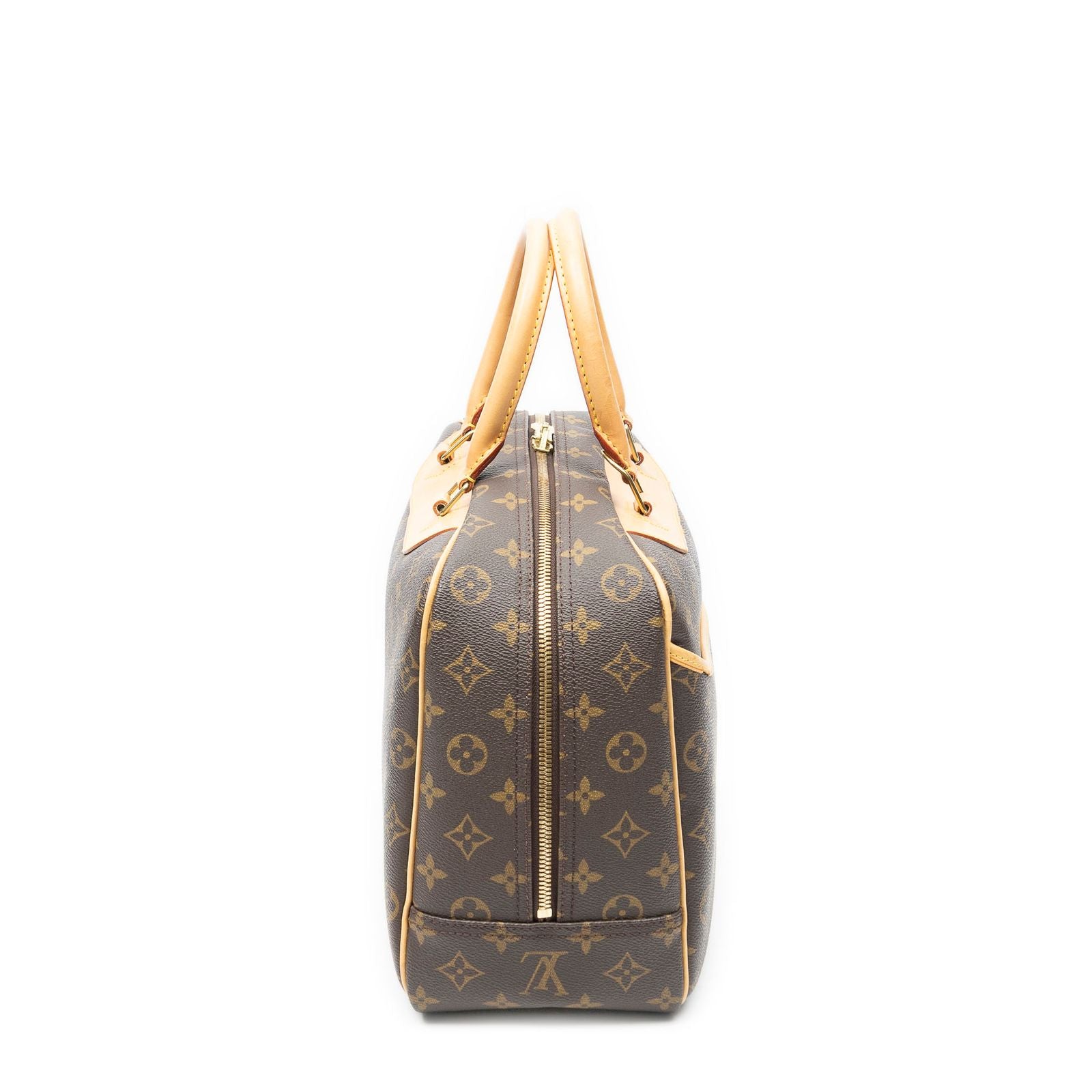 Louis Vuitton Deauville Brown Monogram Canvas Handbag — view 4