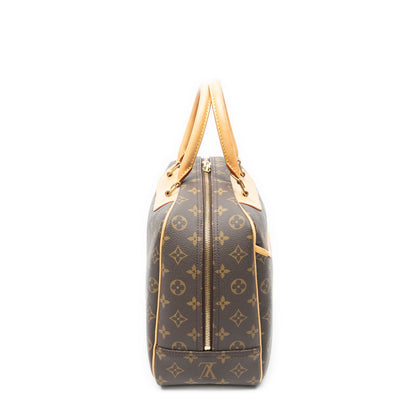 Louis Vuitton Deauville Brown Monogram Canvas Handbag — view 4