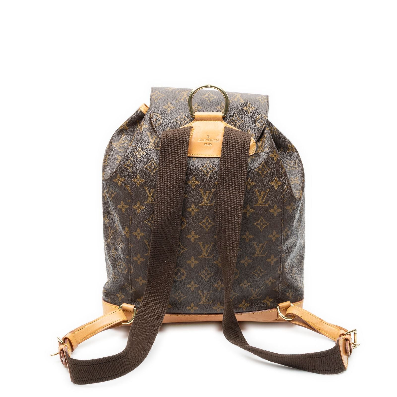 Louis Vuitton Montsouris Brown Monogram Canvas Backpack — view 5