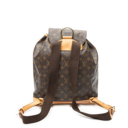 Louis Vuitton Montsouris Brown Monogram Canvas Backpack — view 5