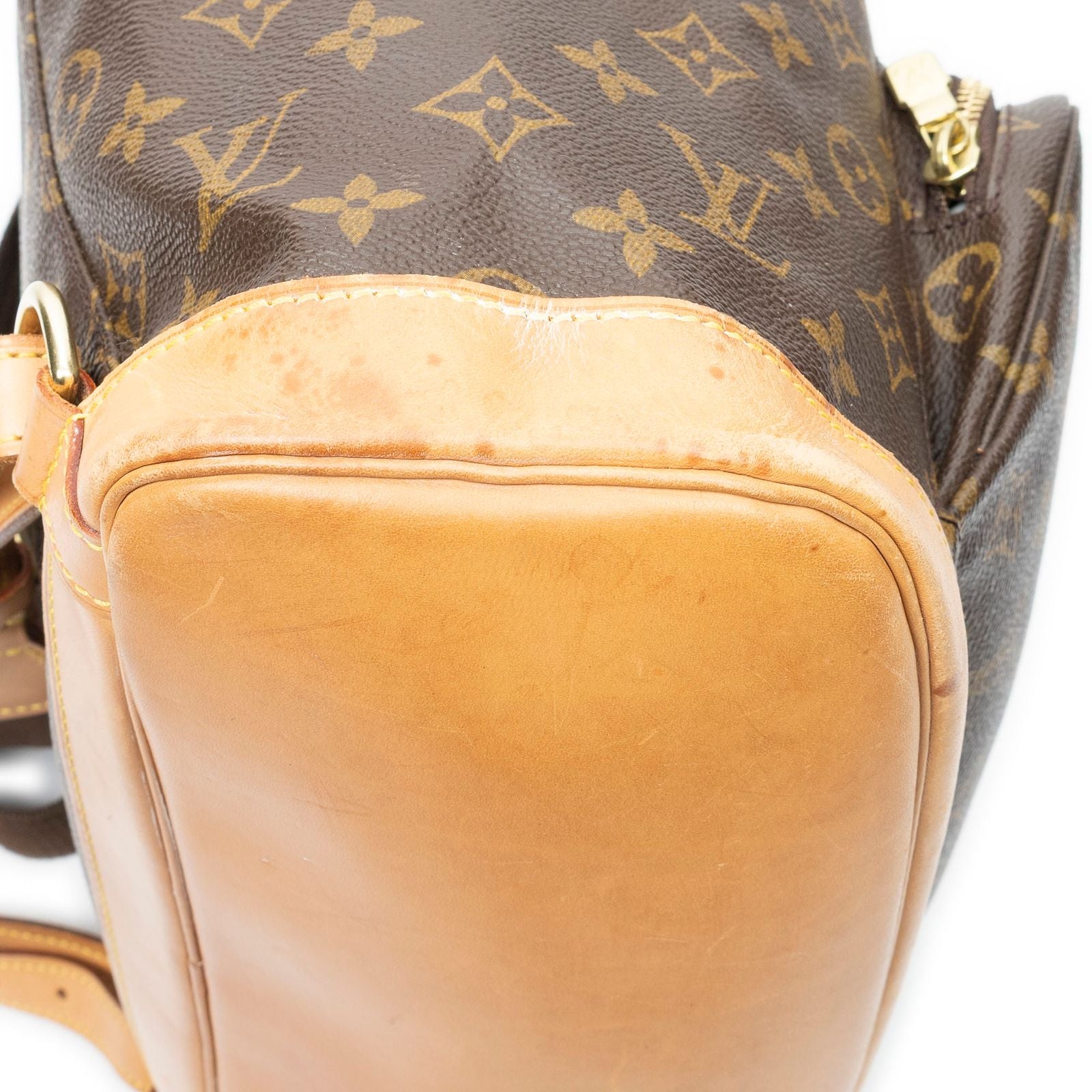 Louis Vuitton Montsouris Brown Monogram Canvas Backpack — view 8