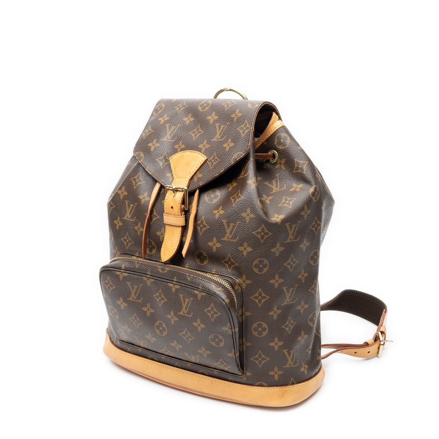 Louis Vuitton Montsouris Brown Monogram Canvas Backpack — view 2