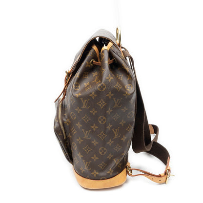 Louis Vuitton Montsouris Brown Monogram Canvas Backpack — view 3