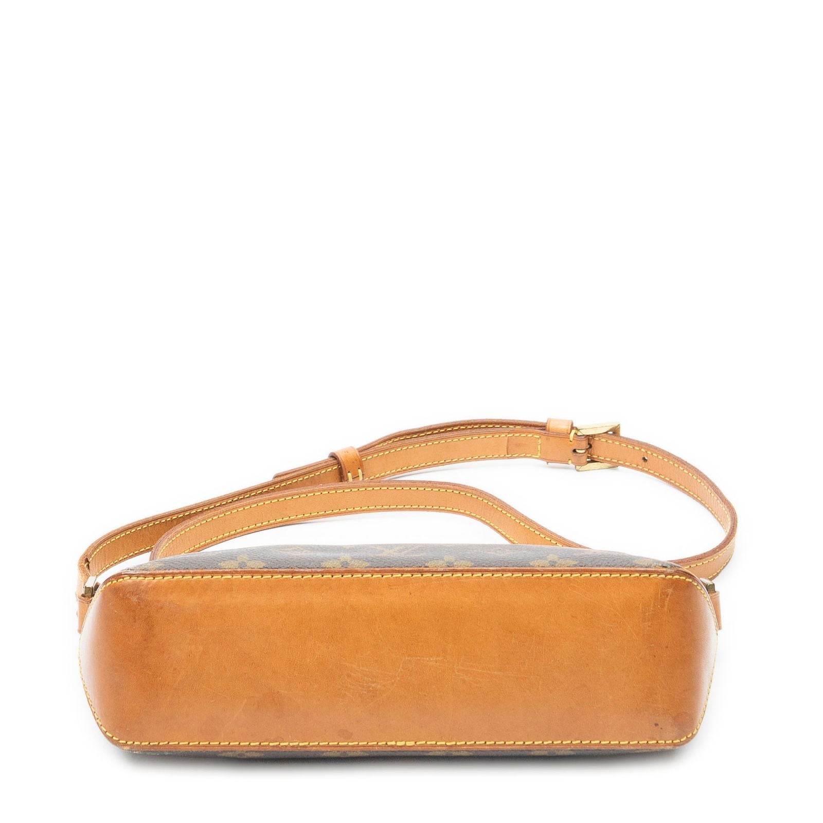 Louis Vuitton Trotter Brown Monogram Canvas Shoulder Bag — view 6