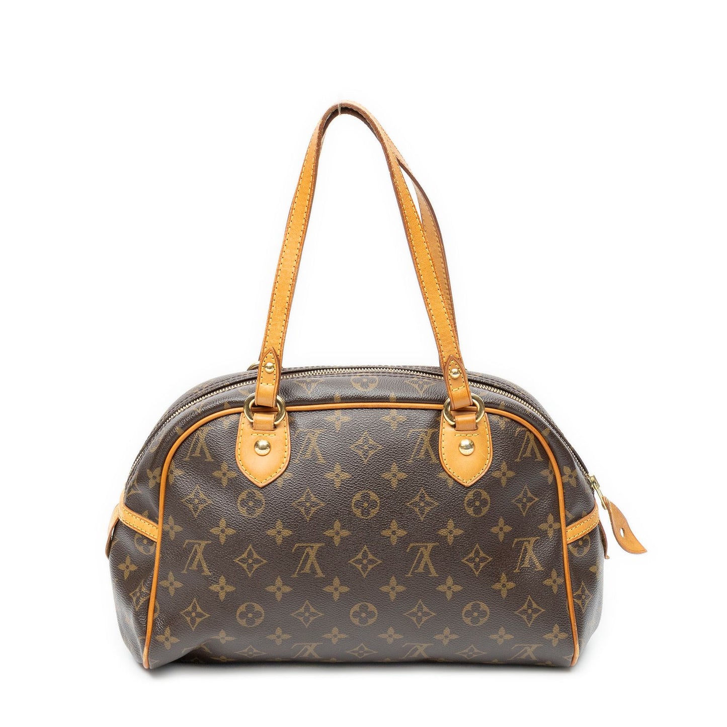 Louis Vuitton Montorgueil Brown Monogram Canvas Shoulder Bag — view 5