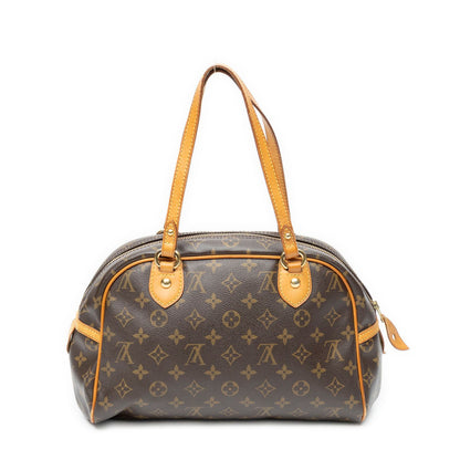 Louis Vuitton Montorgueil Brown Monogram Canvas Shoulder Bag — view 5