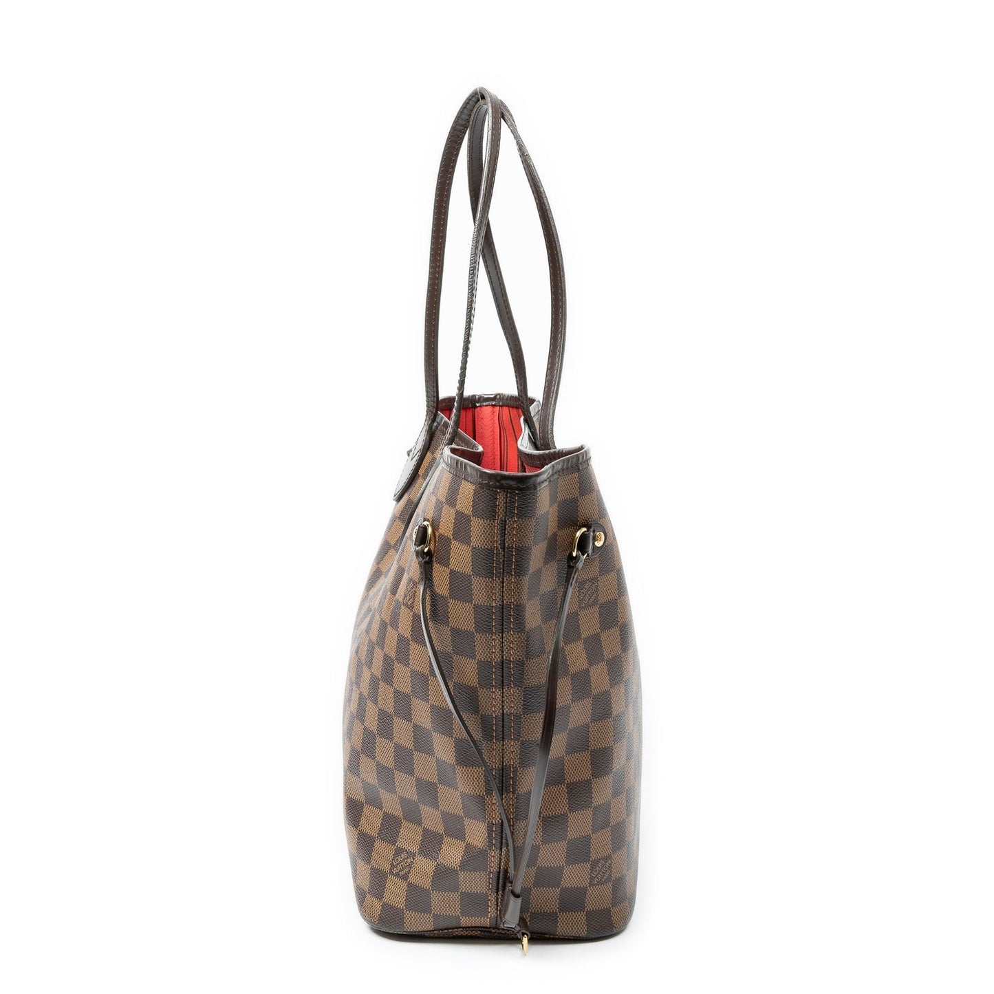 Louis Vuitton Neverfull Brown Damier Ebene — view 3