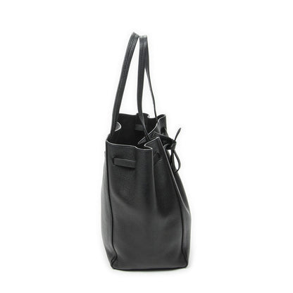 Celine Medium Cabas Phantom Tote Bag Black Grain Calfskin Leather — view 4