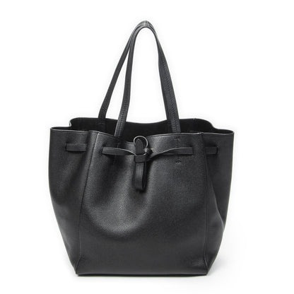 Celine Medium Cabas Phantom Tote Bag Black Grain Calfskin Leather