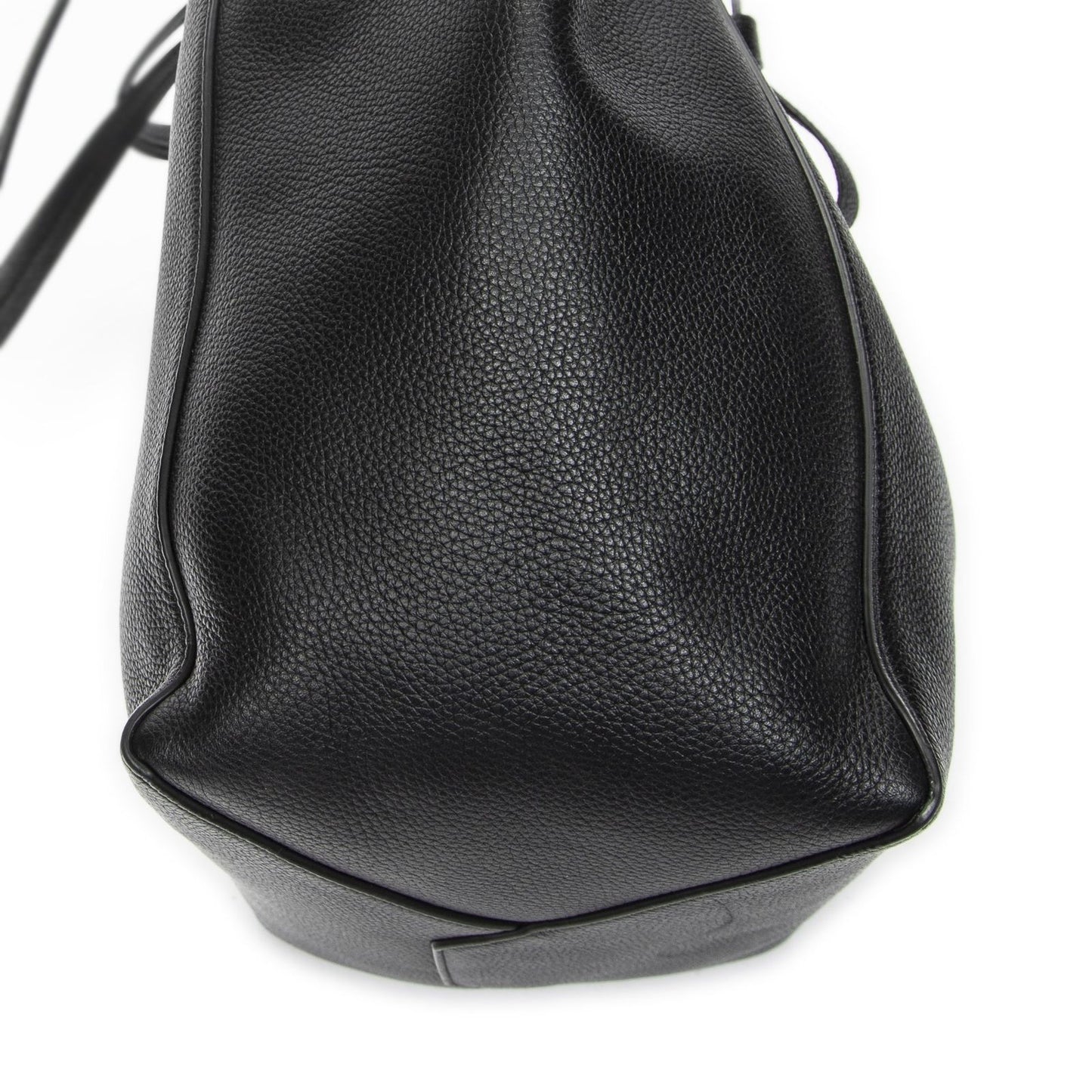 Celine Medium Cabas Phantom Tote Bag Black Grain Calfskin Leather — view 7