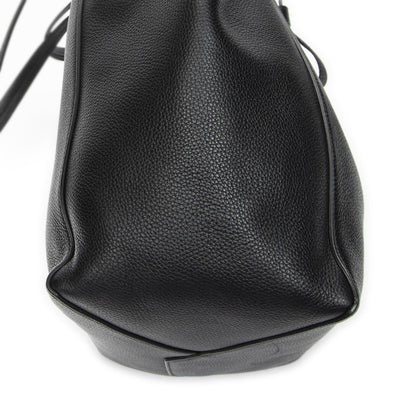 Celine Medium Cabas Phantom Tote Bag Black Grain Calfskin Leather — view 7
