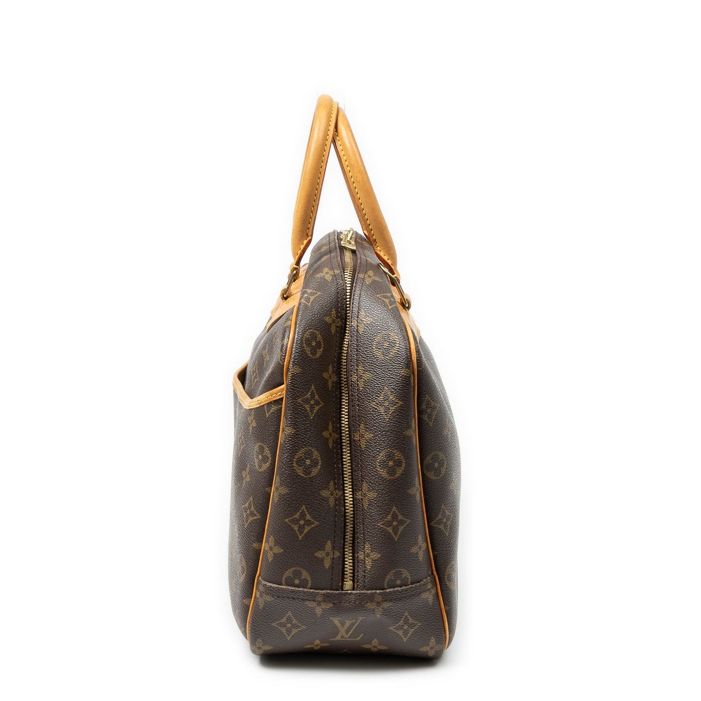 Louis Vuitton Deauville Brown Monogram Canvas Handbag — view 3