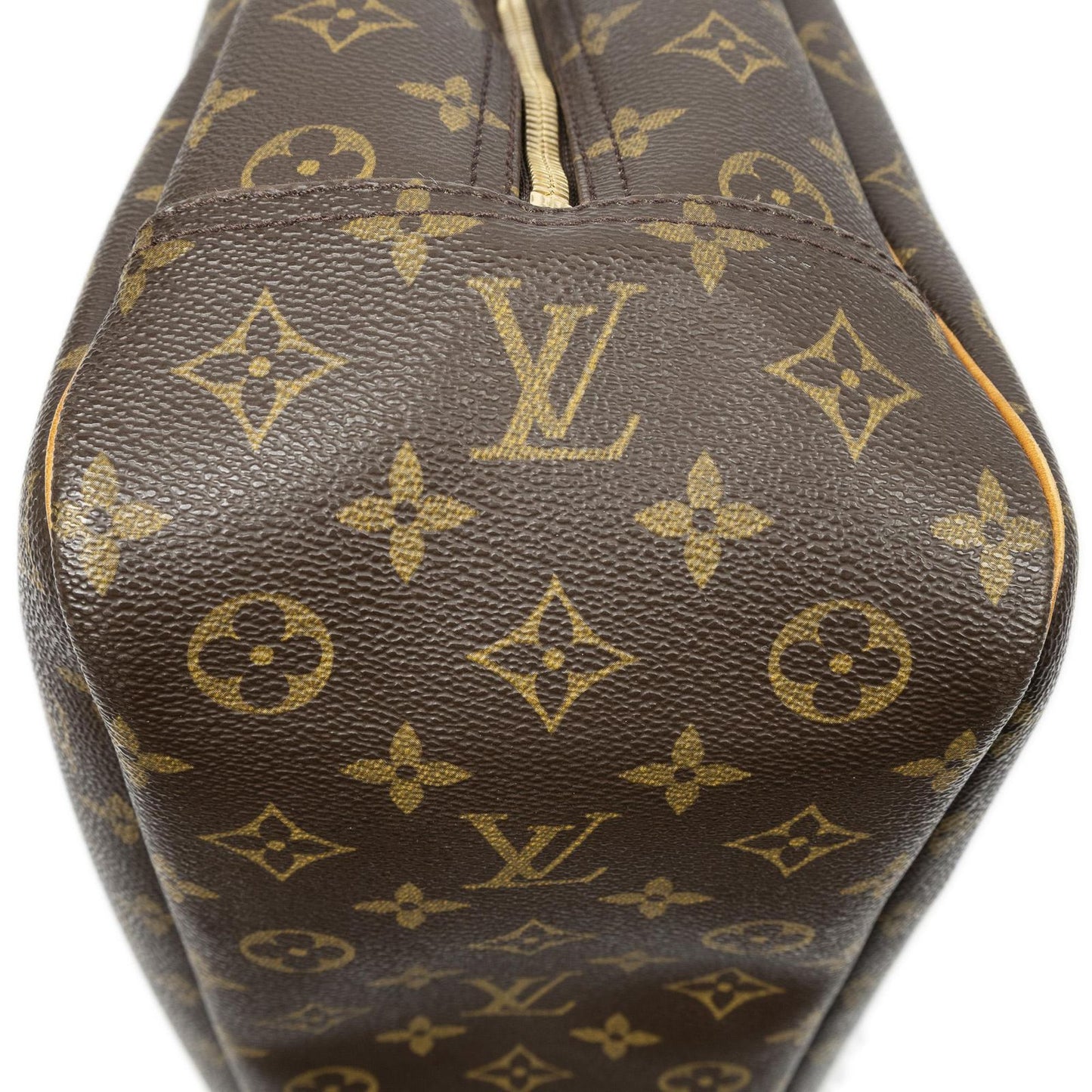 Louis Vuitton Deauville Brown Monogram Canvas Handbag — view 7