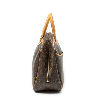 Louis Vuitton Deauville Brown Monogram Canvas Handbag — view 4