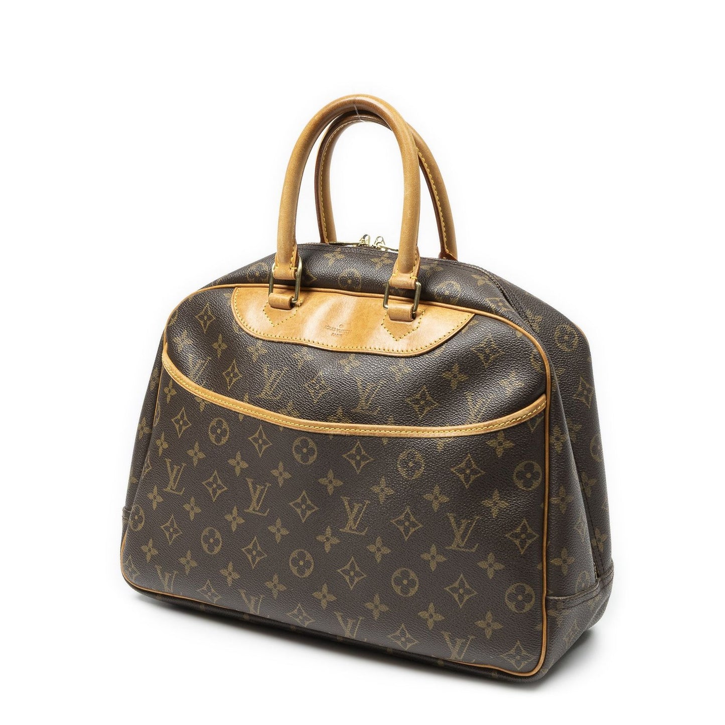 Louis Vuitton Deauville Brown Monogram Canvas Handbag — view 2