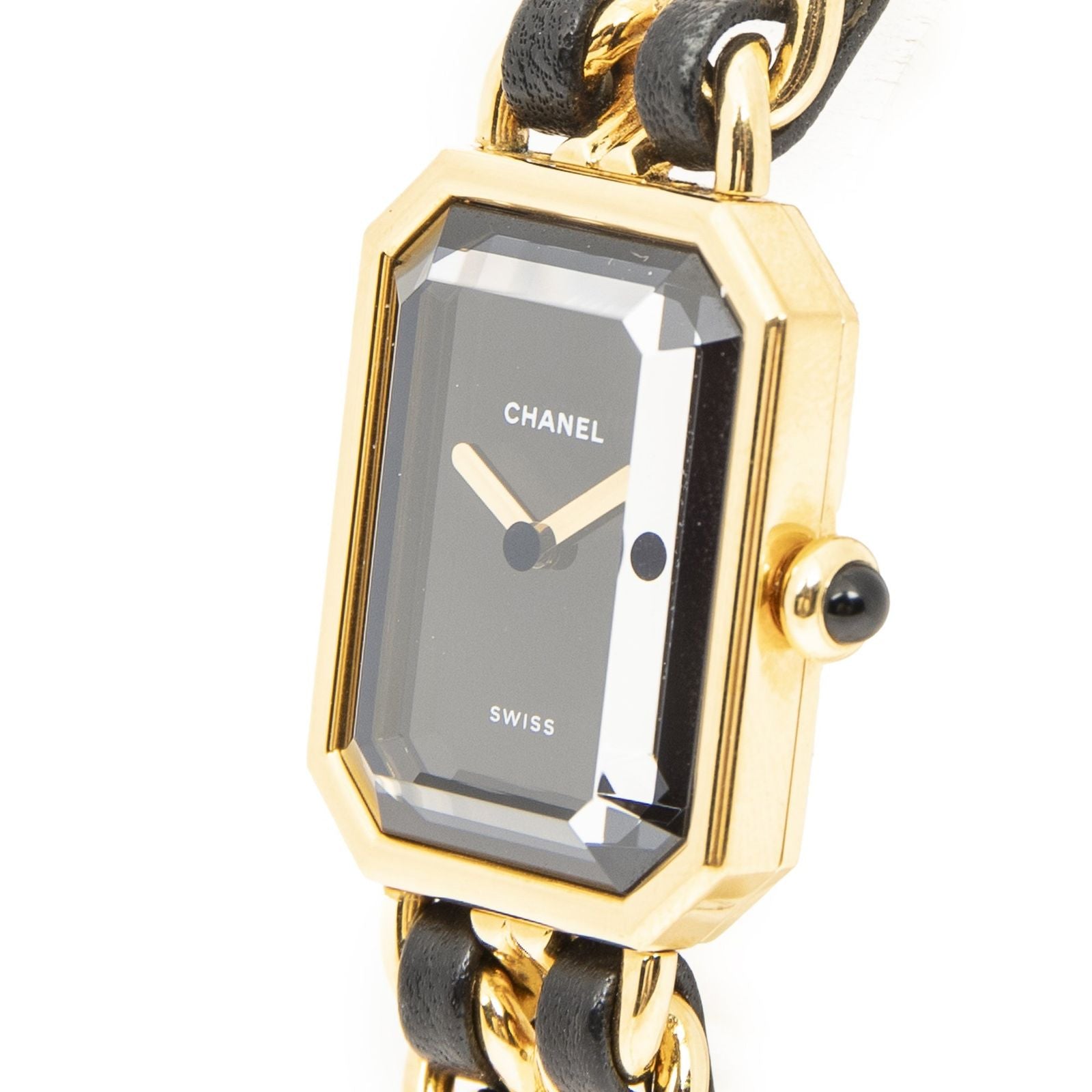 Chanel Premiere Black Gold Plated Shoulder Bag — view 2