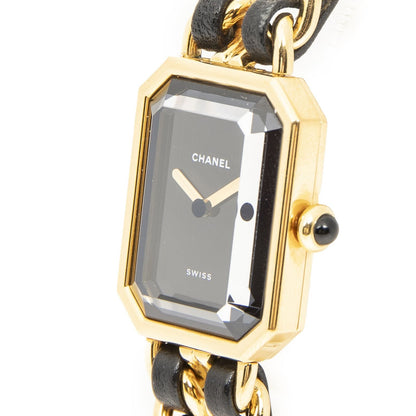 Chanel Premiere Black Gold Plated Shoulder Bag — view 2