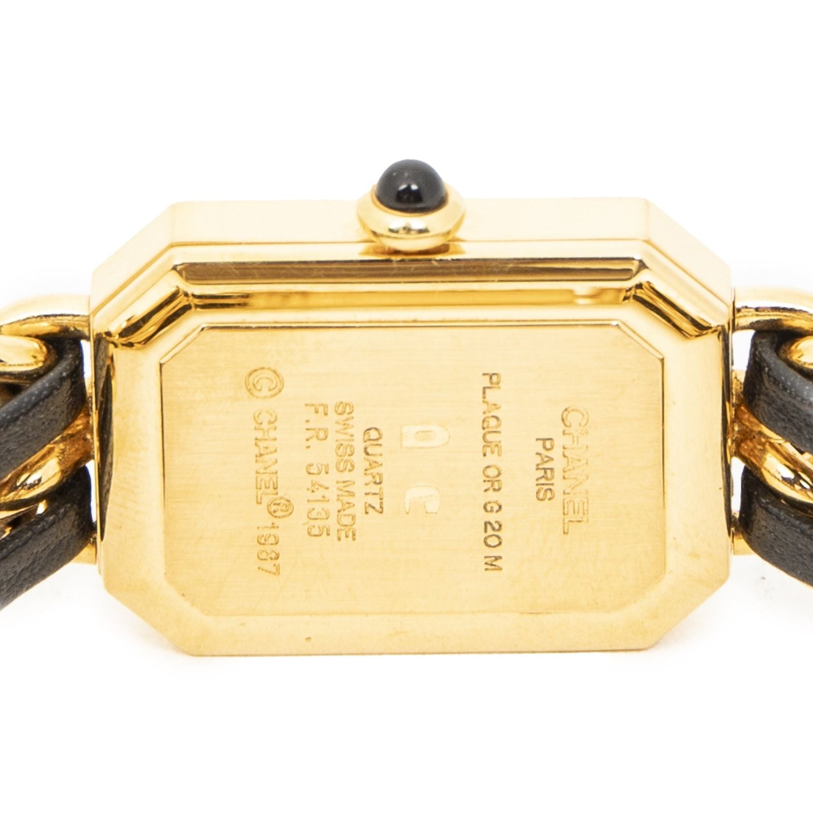 Chanel Premiere Black Gold Plated Shoulder Bag — view 4