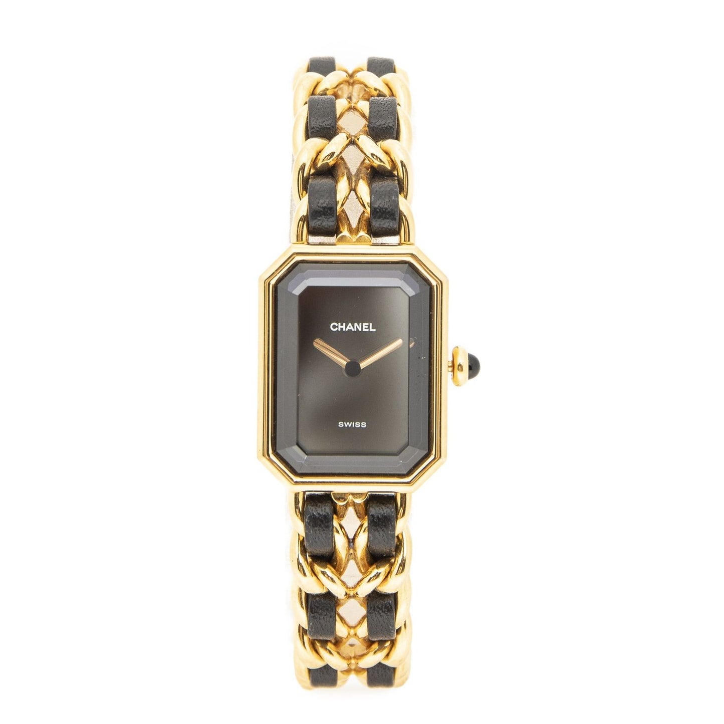 Chanel Premiere Black Gold Plated Shoulder Bag