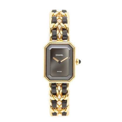 Chanel Premiere Black Gold Plated Shoulder Bag