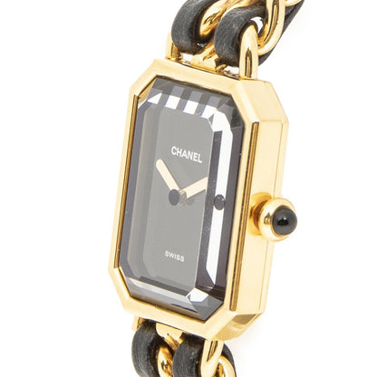 Chanel Premiere Black Gold Plated Shoulder Bag — view 2