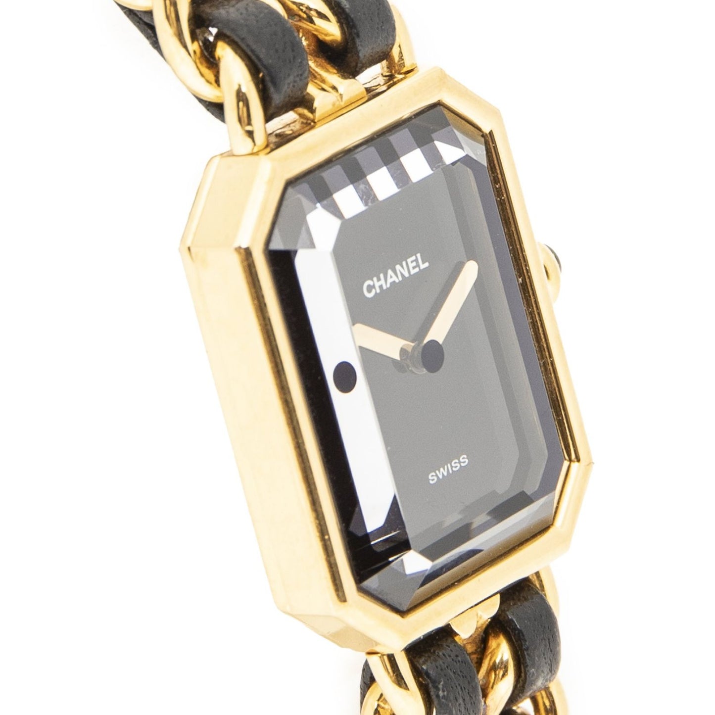 Chanel Premiere Black Gold Plated Shoulder Bag — view 3