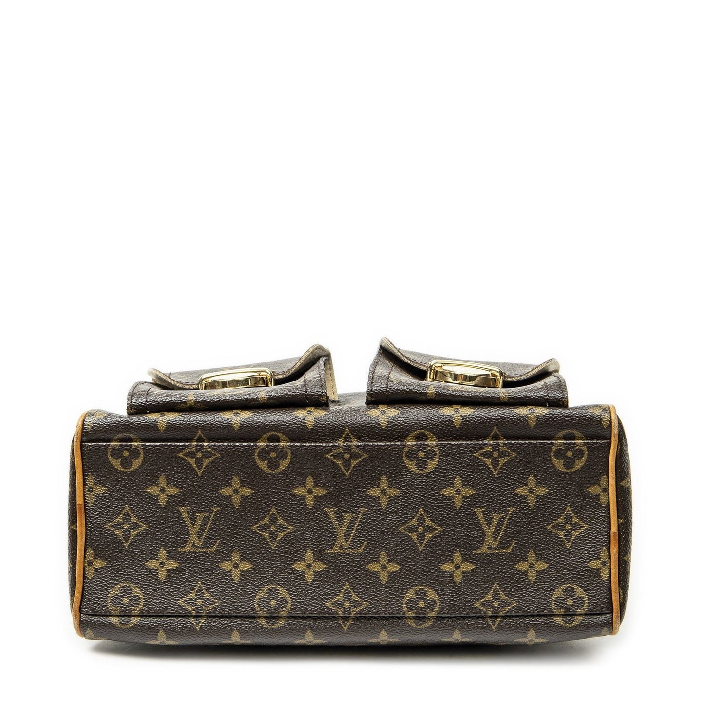 Louis Vuitton Manhattan Brown Monogram Canvas Shoulder Bag — view 6