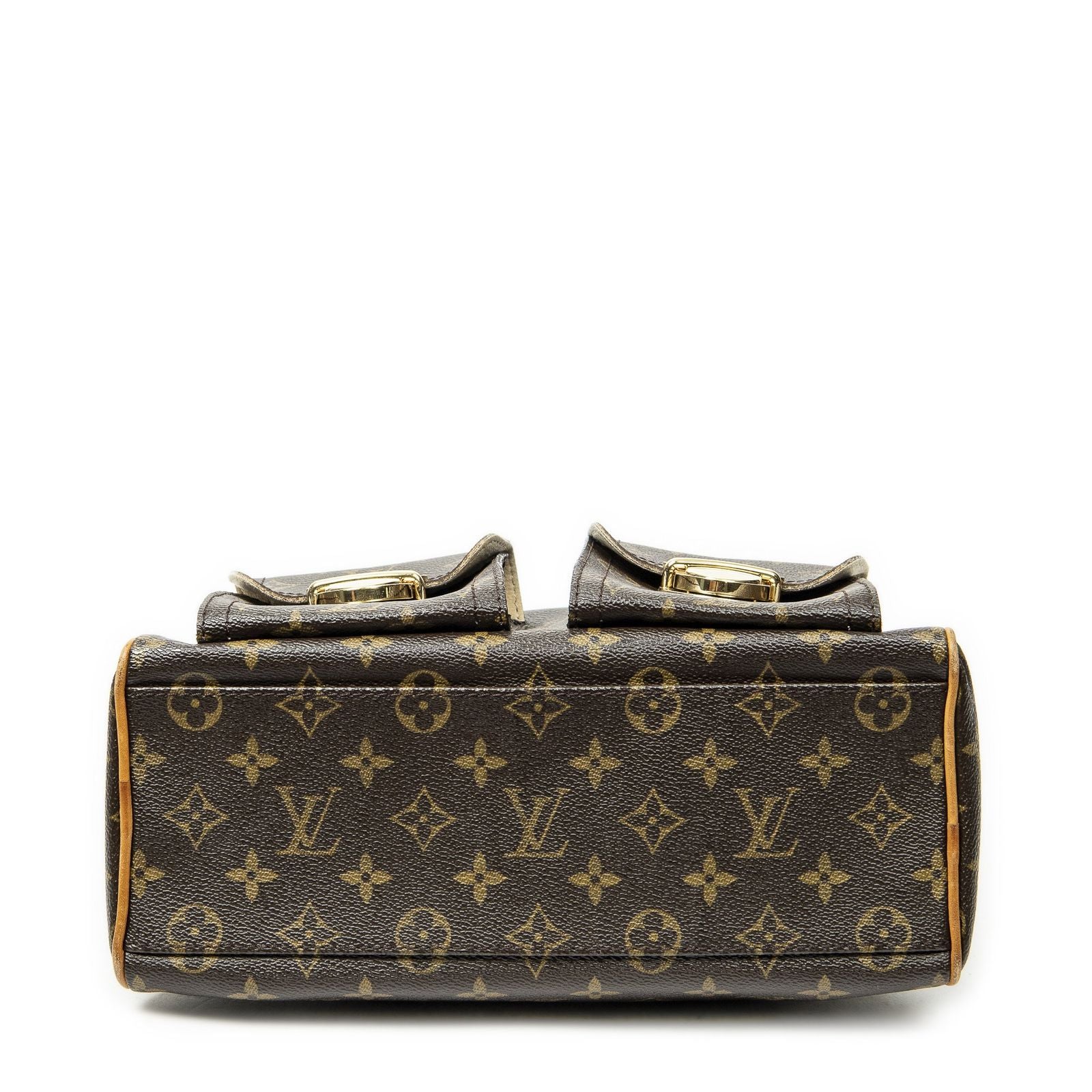 Louis Vuitton Manhattan Brown Monogram Canvas Shoulder Bag — view 6