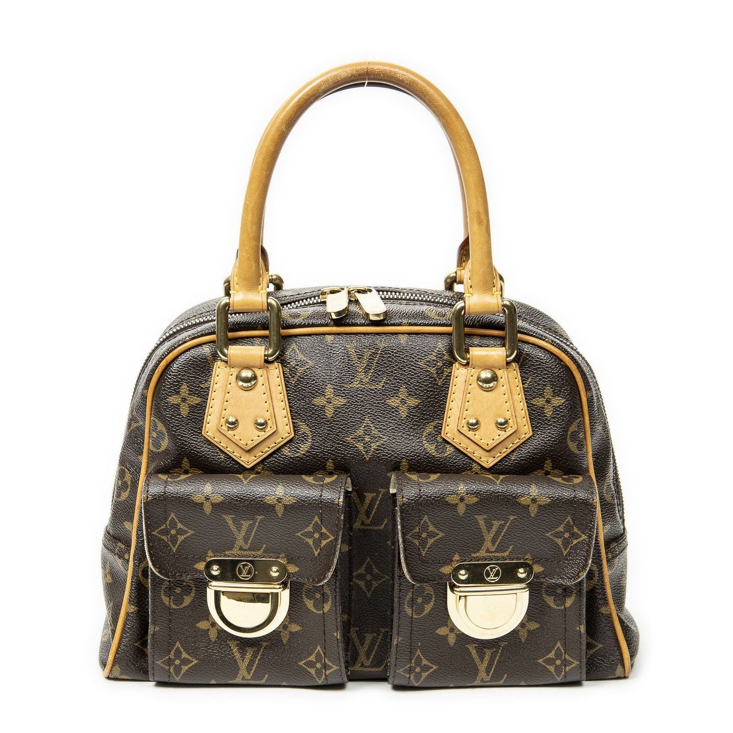 Louis Vuitton Manhattan Brown Monogram Canvas Shoulder Bag