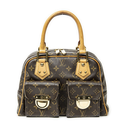 Louis Vuitton Manhattan Brown Monogram Canvas Shoulder Bag