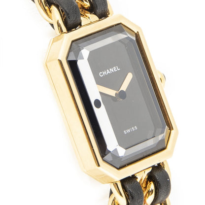 Chanel Premiere Black Gold Plated Shoulder Bag — view 3