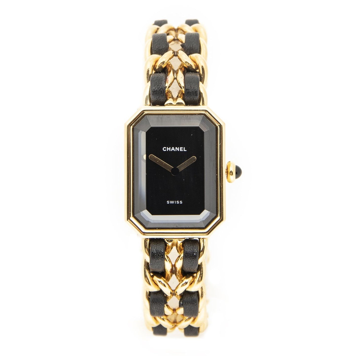 Chanel Premiere Black Gold Plated Shoulder Bag