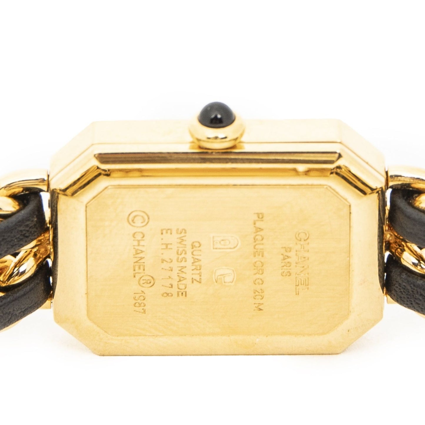 Chanel Premiere Black Gold Plated Shoulder Bag — view 4