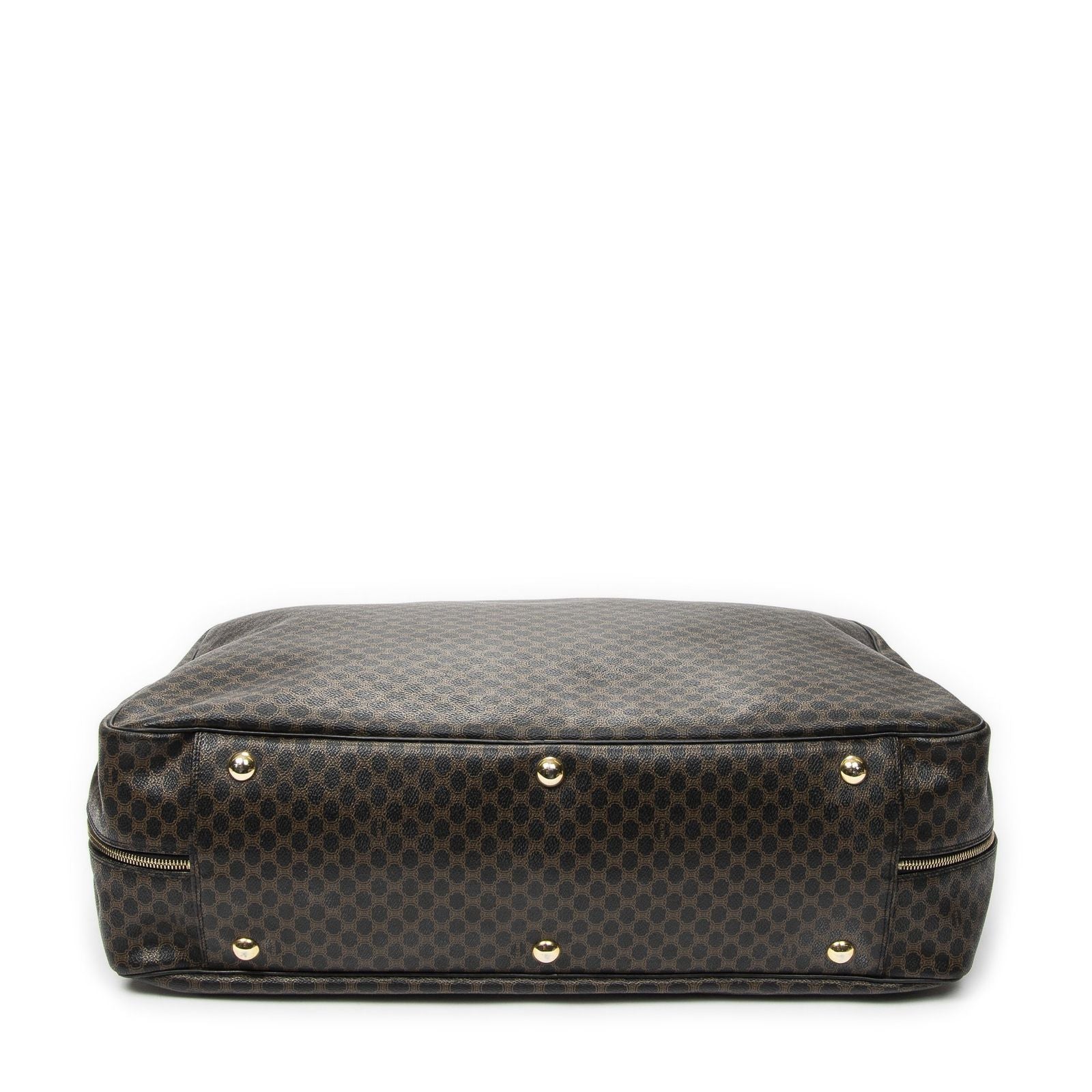Celine Large Travel Bag Black Macadam Canvas — view 6