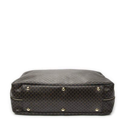 Celine Large Travel Bag Black Macadam Canvas — view 6