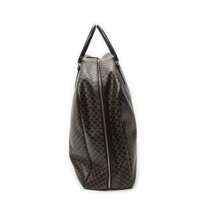 Celine Large Travel Bag Black Macadam Canvas — view 3