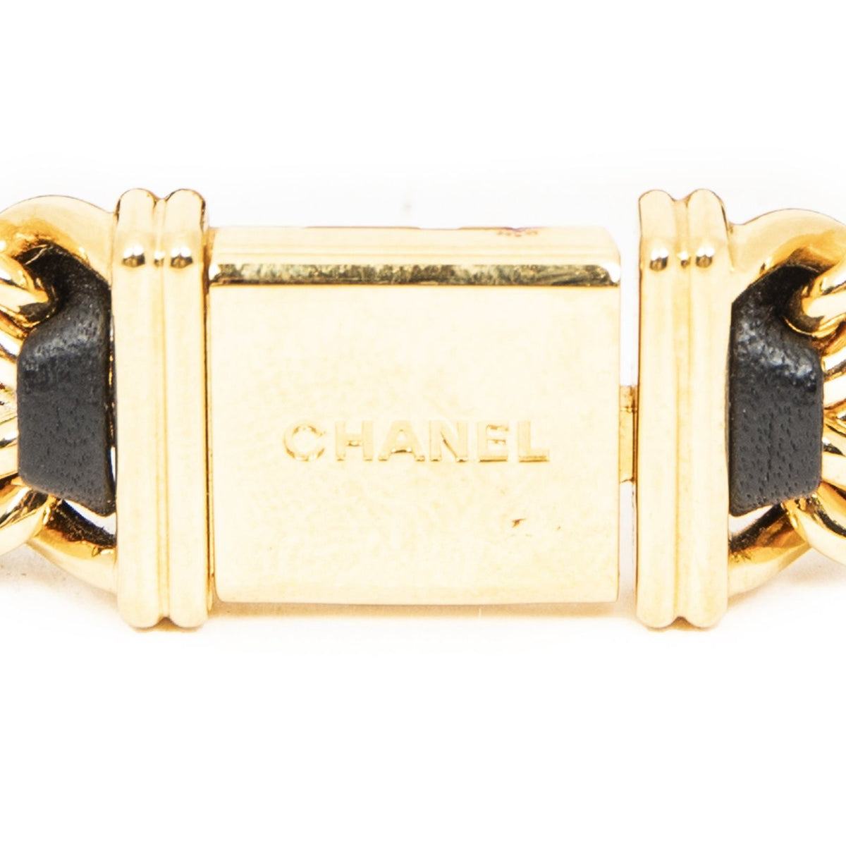 Chanel Premiere Black Gold Plated Shoulder Bag — view 5