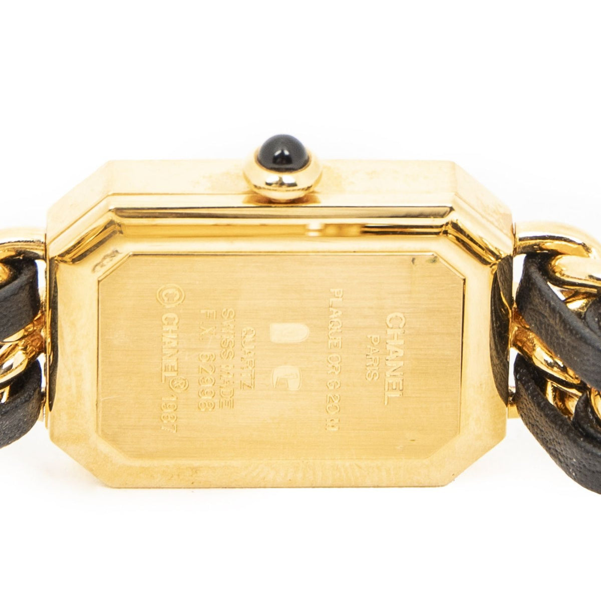 Chanel Premiere Black Gold Plated Shoulder Bag — view 4