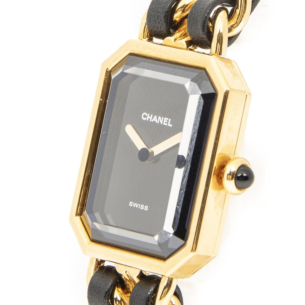 Chanel Premiere Black Gold Plated Shoulder Bag — view 2
