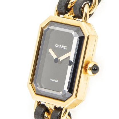 Chanel Premiere Black Gold Plated Shoulder Bag — view 2